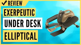 Exerpeutic 900E EXERWORK Under Desk Elliptical Review [upl. by Eenaej]