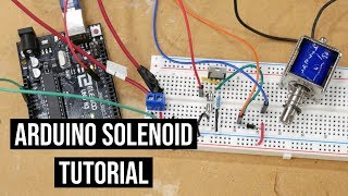 Control a Solenoid with an Arduino Tutorial [upl. by Dall]