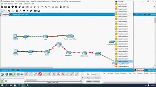 1026 Packet Tracer  Use LLDP to Map a Network [upl. by Brieta318]