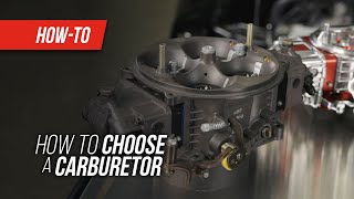 How To Choose A Carburetor [upl. by Marybeth703]