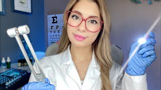 ASMR The MOST Detailed Cranial Nerve Exam YOUVE SEEN Doctor Roleplay Ear Eye Exam Hearing Test [upl. by Cartie]