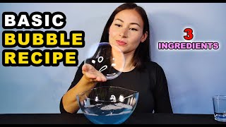 How to make a BASIC BUBBLE RECIPE [upl. by Iroak]