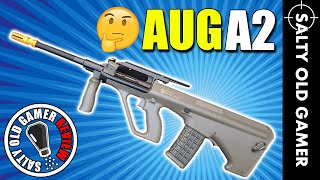 ASG Steyr Aug A2 Airsoft AEG  SaltyOldGamer Airsoft Review [upl. by Ahsikyt]