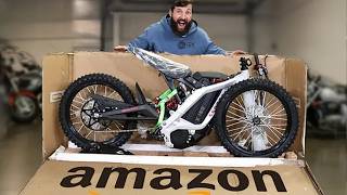 I BOUGHT the CHEAPEST ELECTRIC dirt bike on Amazon [upl. by Ennairda]