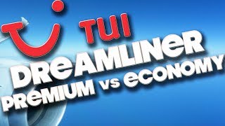 TUI DREAMLINER  PREMIUM Vs ECONOMY  GATWICK TO ORLANDO [upl. by Hellene]