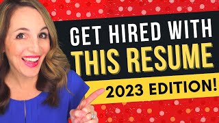 How to Write The BEST Resume in 2023  NEW Template and Examples INCLUDED [upl. by Laeria872]