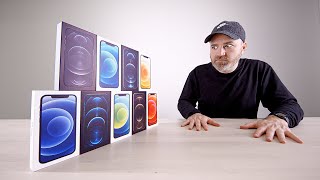 Unboxing EVERY iPhone 12 and iPhone 12 Pro [upl. by Dessma]