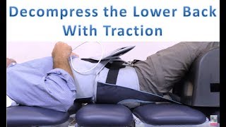 Lower Back Decompression Machine  Lumbar Mechanical Traction [upl. by Alcinia]