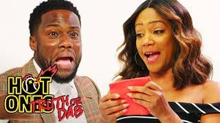 Kevin Hart and Tiffany Haddish Play Truth or Dab  Hot Ones [upl. by Ytsihc]