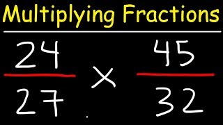 Multiplying Fractions  The Easy Way [upl. by Gschu693]