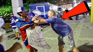 BEEFING HOCKEY FANS FIGHT [upl. by Pogah]