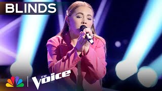 SixteenYearOld with Angelic Voice Sings Duncan Laurences quotArcadequot  The Voice Blind Auditions [upl. by Leese]