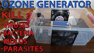 How to make OZONE GENERATOR AIR CLEANEROZONER [upl. by Ahsikar92]