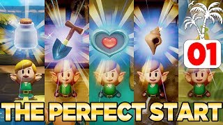 How to Have the PERFECT Start in Links Awakening Switch  100 Walkthrough 01 [upl. by Cletus]