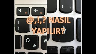 işareti Alt tire soru işaretiÜnlem işareti nasıl yapılır [upl. by Gilburt]