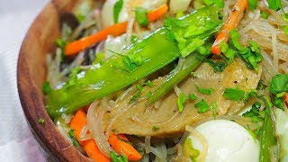 PANCIT BIHON GUISADO  THE BEST AND SIMPLE WAY TO COOK  FOODNATICS [upl. by Kalbli]