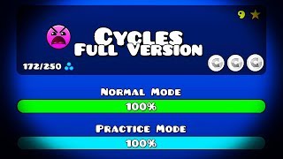 CYCLES FULL VERSION BY TRASO56 GEOMETRY DASH 211 [upl. by Spiegelman]