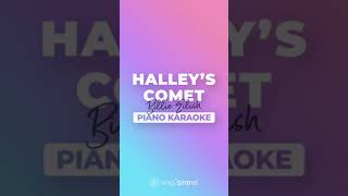 🎤 Halleys Comet  Billie Eilish Karaoke shorts [upl. by Eiloj]