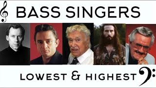 Bass Singers Lowest amp Highest Notes [upl. by Adnohsak83]