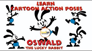 Lets Talk About Drawing Oswald  Classic Cartoon Action Poses Step by Step [upl. by Ahsiyn]