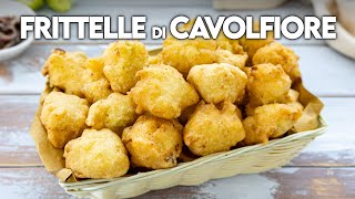 FRITTELLE DI CAVOLFIORE Ricetta Facile  Fatto in Casa da Benedetta [upl. by Arrimat]