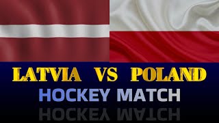 Latvija vs Polija hokeja maÄ¨Å [upl. by Glinys555]