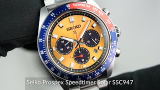 Seiko Prospex Speedtimer Solar SSC947 [upl. by Anilatac]