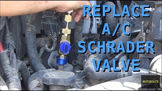 How to Replace an AC Valve WITHOUT Recovering Refrigerant [upl. by Etterrag]