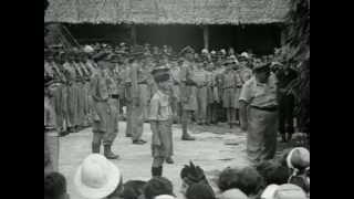 1945 Kuching POW Camp 6 Weeks after Japanese Surrender [upl. by Araem]