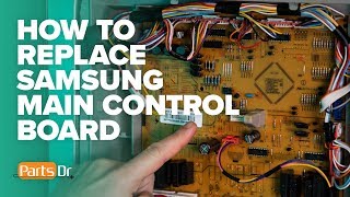 How to replace Samsung refrigerator main control board part  DA9200384L [upl. by Kane]