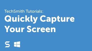 Snagit 13 Quickly Capture Your Screen [upl. by Yi]