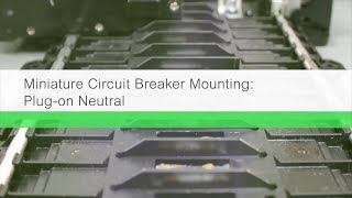 How Square D™ QO™ Plugon Neutral Miniature Circuit Breaker Connect [upl. by Yecats388]