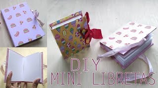 Cómo hacer un mini cuadernolibreta │Candy Bu [upl. by Leavelle]