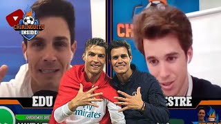 😮 CRISTIANO y EDU AGUIRRE ¿Cómo se hicieron AMIGOS  Sin Complejos  Chiringuito Inside [upl. by Enilec]