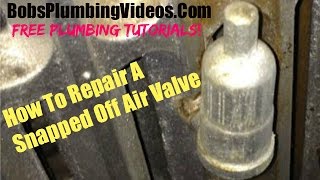 How To Remove a Damaged Air Valve Steam Heat [upl. by Eiggep725]