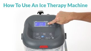 How to Use Ice Therapy Machine Controls [upl. by Colpin]