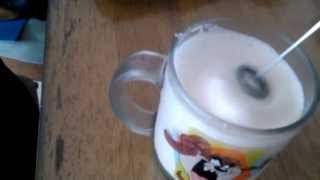 Aerolatte Review Frothing Cold Milk In Under 1 Minute [upl. by Tallbott]