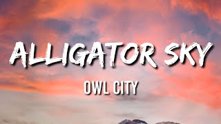 Alligator Sky  Owl City Lyrics [upl. by Krueger646]