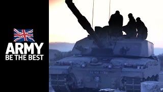 Challenger 2 Tank Behind The Scenes  Army Life  Army Jobs [upl. by Sirotek]