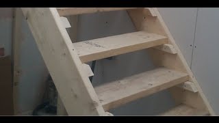 How to build Stairs Easy steps DIY staircase [upl. by Muhammad]