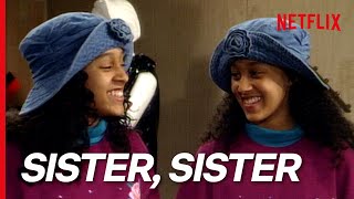 Sister Sister First Ever Scene  Tia Meets Tamera At The Mall [upl. by Vashtee]